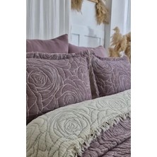 Layan Home Soft Rose %100 Pamuk Müslin 7 Kat Dolgulu Tekli Yastık Kılıfı