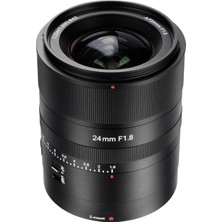 7ARTISANS Af 24MM F1.8 Nikon[z Mount] Fullframe Lens Siyah