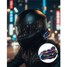 Sayarmarkt Ipx6 Su Geçirmez Intercom 1000M Bağlantı 1000MAH Batarya Rgb Işıklı
