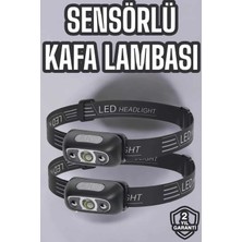 Sayarmarkt Kafa Lambası Kamp Lambası LED Işık Şarjlı Ayarlanabilir