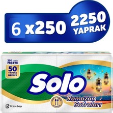 Solo Süper Peçete 250 Li x 6 Paket
