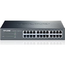 TP-Link Tp-Lınk TL-SG1024D 24 Port 10/100/1000 Gigabit Desktop/rack Switch (Siyah Çelik Kasalı)