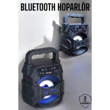 Sayarmarkt Taşınabilir Bluetooth Hoparlör LED Işıklı Uzun Pil Ömrü