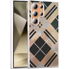 Ottonova Galaxy S23 Ultra Kılıf Desenli Otnv Mep Kapak - Geometrik