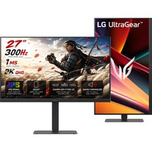 Lg 27' Ultragear 27G640A-B 1ms 300Hz Qhd IPS Gamıng Monıtor