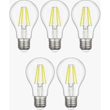 LED Ampul 6W 6500K E27 (Beyaz Işık) A60 660 Lümen