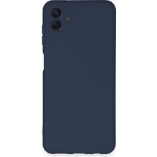 Mey İthalat Mey Ithalat®  Samsung Galaxy A04E Kılıf Nano Içi Kadife Silikon - Lacivert