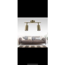 2 Li Mafsallı Modern Spot Eskitme Kaplamalı Kasa (Ampul Dahil) Detaylar Son Resimde Satıcıya Soru Sor