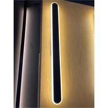 58 cm 18W Dekoratif Stıck Aplik 3000K Sarı Işık (Elektrik Bağlantısı Gerektirir) Modern Şık LED Aplik