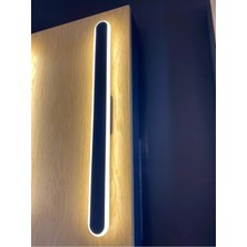 58 cm 18W Dekoratif Stıck Aplik 3000K Sarı Işık (Elektrik Bağlantısı Gerektirir) Modern Şık LED Aplik