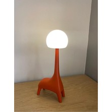 Ilgaz Zürafa Şekli Şarj Edilebilir Bluetoothlu Atmosfer LED Masa Lambası Çocuk Odası Çalışma Masası Bebek Odası