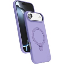 Uravas Store Iphone 17 Air Regal Magsafe Standlı Kapak - Lila