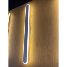 58 cm 18W Dekoratif Stıck Aplik 3000K Sarı Işık (Elektrik Bağlantısı Gerektirir) Modern Şık LED Aplik