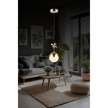 Tekli Şeker Top Rose Gold 3 Renk Ledli Sarkıt