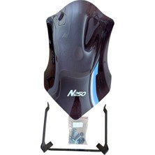 Moparsan Bajaj Pulsar N 250 Siperlik Camı Füme Uzun 47 cm 22-24 Uyumlu
