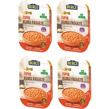 Burcu Tereyağlı Ispir Kuru Fasulye 250 gr x 4 Adet