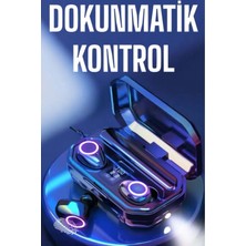 Sayarmarkt Kablosuz Kulaklık Powerbank Bluetooth Kulaklık M12 Dijital Şarj Göstergeli