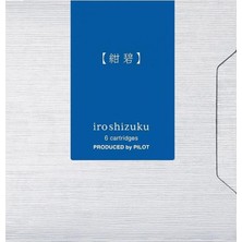 Pilot Iroshizuku 6'lı Dolma Kalem Kartuşu Shin Kai