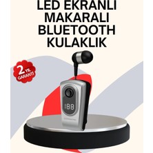 Sayarmarkt Profesyonel Bluetooth Kulaklık – Klipsli, Titreşimli, Dijital Göstergeli