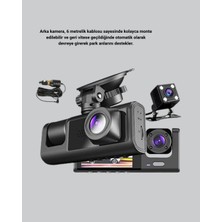 Zero Land Ilkeshop Full Hd Üç Kameralı Araç Kamerası 170° Geniş Açılı ve Park Destekli