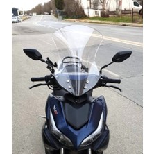 Motocam Abush Benice A-150 Ön Cam 2023-2026 Model 54CM Şeffaf Renkli Sportif Model