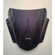 Motocam Suzuki Burgman An 400 Ön Cam 2017-2026 Model 38CM Siyah Renkli 4mm Kısa Sportif