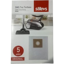 Stilevs Hero Süpürge Kutulu Bez Toz Torbası 5 Adet