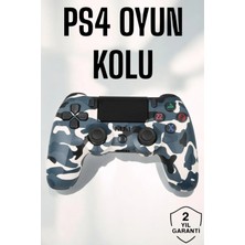 Sayarmarkt Ps4 Oyun Kolu Kamuflaj Desenli Joystick