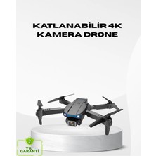 Sayarmarkt 4K Katlanabilir Drone Uzaktan Kontrollü Wi-Fi Görüntü Aktarımlı