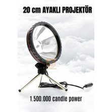 Creatividad Solutions 3 Ayaklı El Projektörü 360 Derece Avcı Projektörü Tekne Projektör 426427