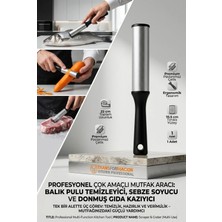 Creatividad Solutions Çok Amaçlı Mutfak Rendesi, Pratik Balık Pulu Ayıklayıcı, Sert Sebze Soyucu 723168