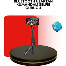 Sayarmarkt Dikey ve Yatay Çekim Destekli Selfie Stick Tripod