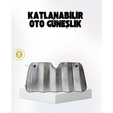 Zero Land Ilkeshop Otomobil Güneşliği – Katlanabilir Tasarım ve Süngerli Isı Yalıtımı