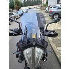 Motocam Ktm 890 Adv Ön Cam 2021-2023 Model 44CM Füme Renkli 3mm Aparatsızdır