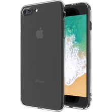 Mey İthalat Mey Ithalat®   iPhone 8 Plus Kılıf Deluxe 2mm Şeffaf Silikon