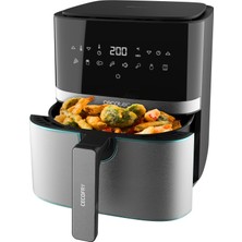 Cecotec Cecofry 5500 Pro, 5.5l Air Fryer Xl, 1700 W, Perfectcook Teknolojisi, 8 Pişirme Modu