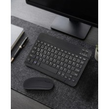 Sayarmarkt Bluetooth Klavye Mouse Seti Taşınabilir Wireless Bilgisayar Aksesuarı