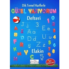 Milenyum Yayınları Dik Temel Harflerle Güzel Yazıyorum Defteri (Spiralli)