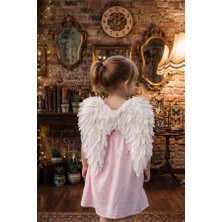 Zurafa Shop Kırmızı Tüy Melek Kanadı - Partiler İçin Şık Kostüm Aksesuarı