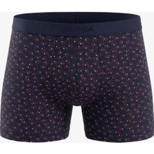 Nautica Erkek Lacivert Slim Fit Desenli Boxer X65001T.4NV