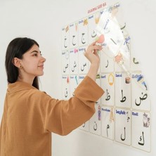 Hereveoyuncak 100X150 cm Statik Kağıt Elif-Ba Öğğrenme Tahtası