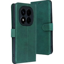 Zenvia Mey Ithalat®   Redmi Note 15 Pro 4g Trend S Plus Kapaklı Kılıf - Yeşil