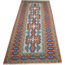 Zehra Abla Halı Yeni El Dokuma Nadir Çumra Konya Yörük Yün Kilim 7339