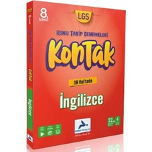 Paraf Yayınları 8. Sınıf Ingilizce Kontak Konu Takip Denemeleri