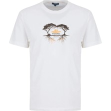 Discovery Expedition Beyaz Erkek T-Shirt D6SU-TST3100