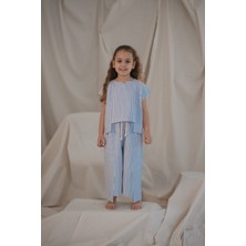 Oh la la Koala For Little Ones Mavi Rift Serisi Pantolonlu Ikili Takım