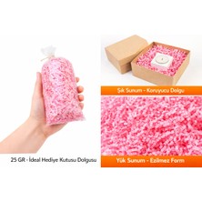Orbak Kağıtçılık Toz Pembe Z Zigzag Kırpık Kâğıt – Hediye Kutu Içi Dolgu Süsleme ve Dolgu Malzemesi 25 gr