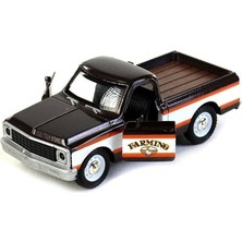 Birlik Oyuncak Metal Çek-Bırak Amerikan Tipi Pick-Up Araç (Çiftlik Aracı) 1:36 Ölçekli FY5128-12D