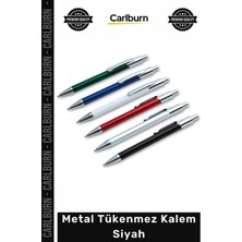 Carlburn #kalem Kurumsal Hediye Lüks Mat Tasarım Şık Kaliteli Ofis Gereci Metal Tükenmez Kalem Siyah