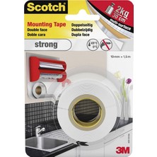  scotch çift taraflı yapışkan köpük bant 19mmx1,5m 7 kg. 110